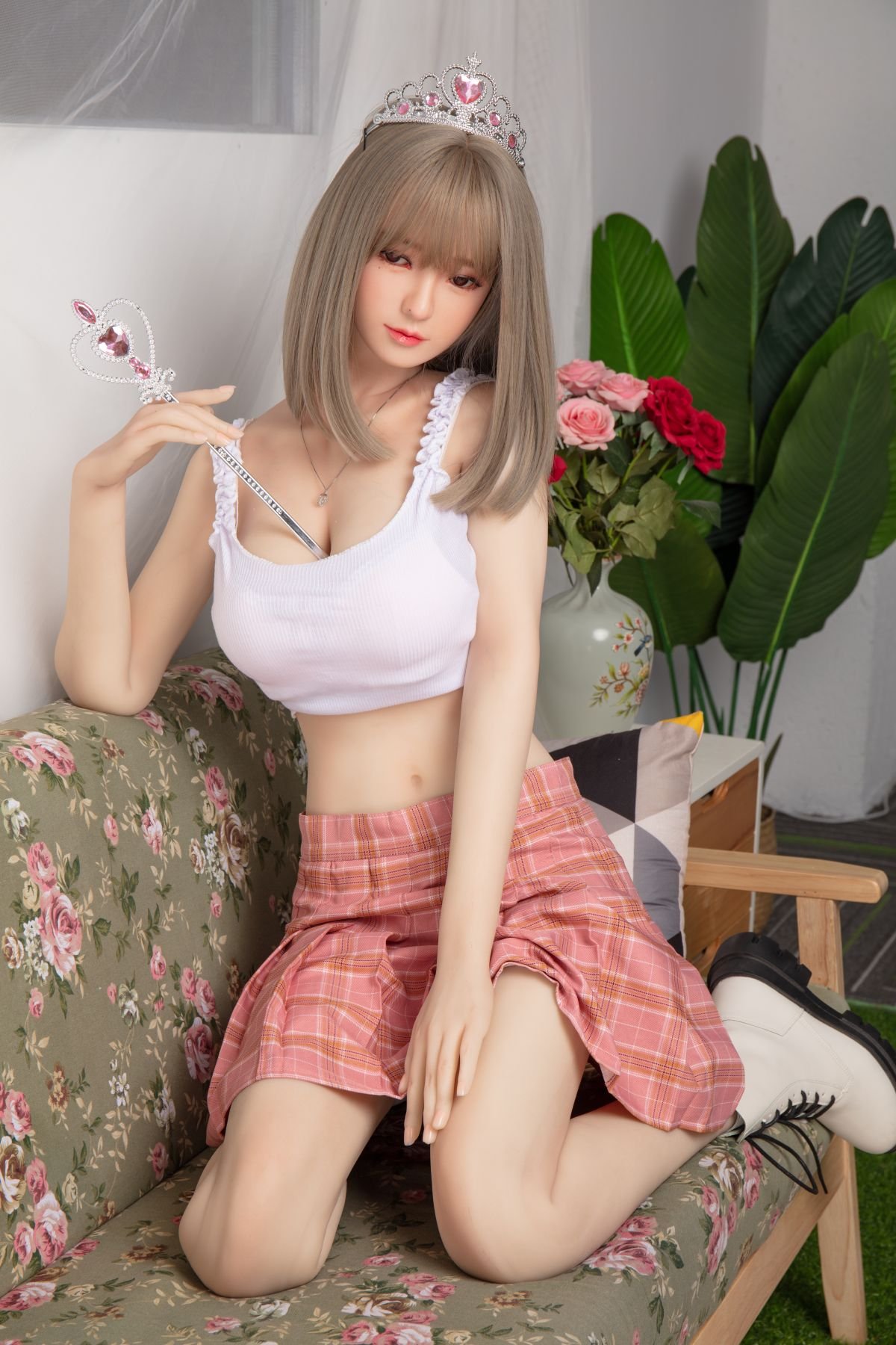 Meng - 160 cm muñeca con cabeza de silicona y cuerpo TPE - Personalizable