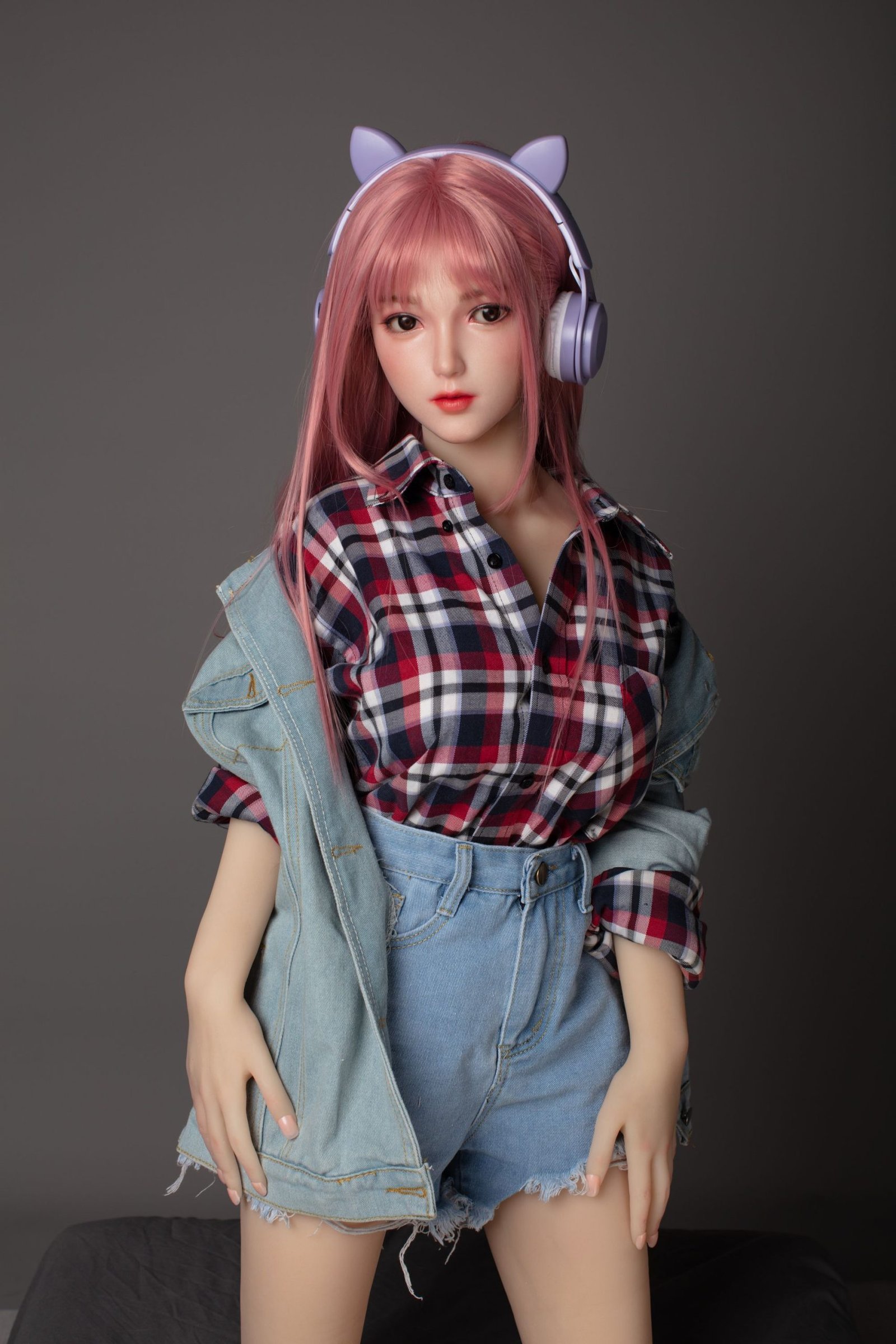 Mumu - 148 cm muñeca con cabeza de silicona y cuerpo TPE - Personalizable