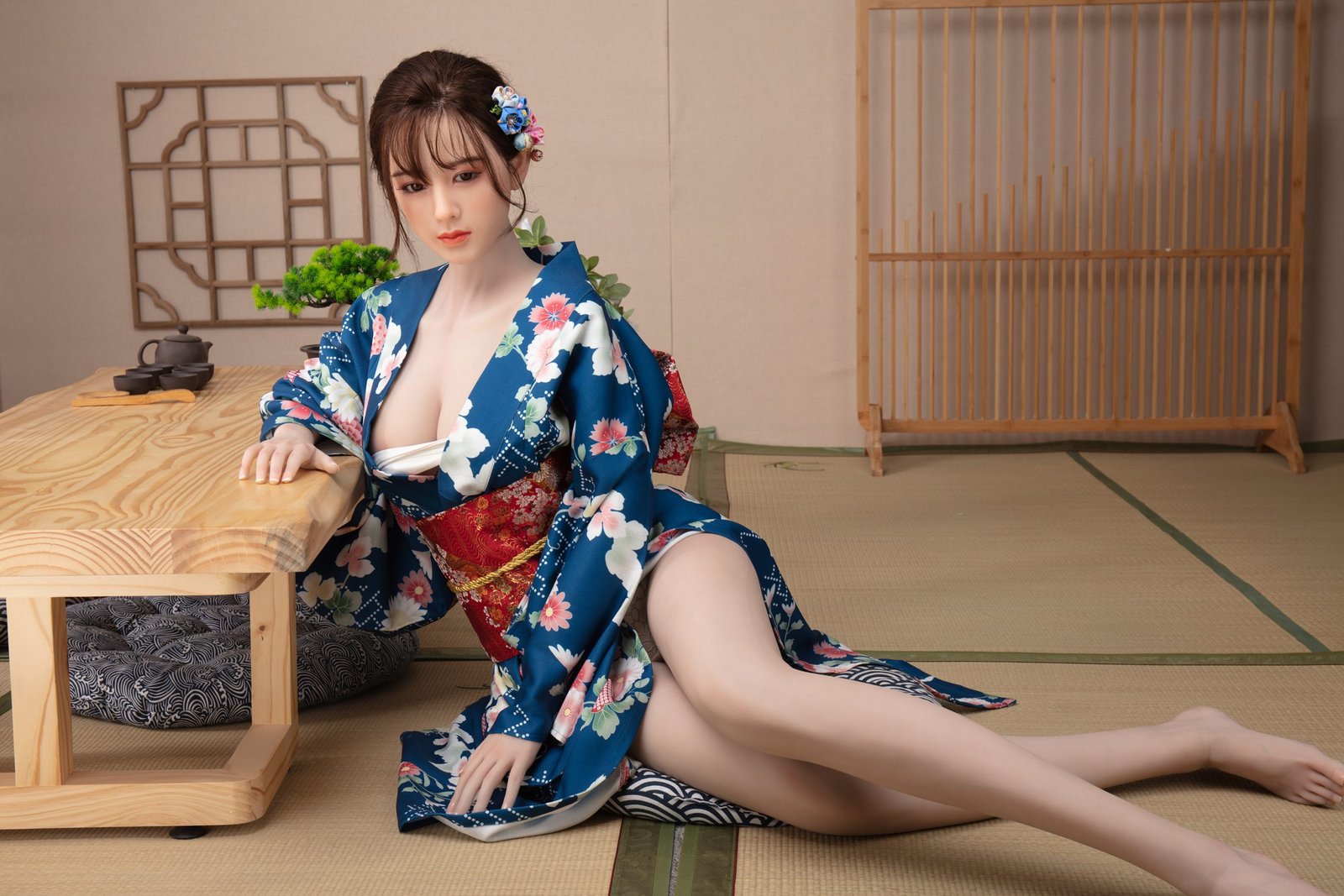 Haruki - 160 cm muñeca con cabeza de silicona y cuerpo TPE - Personalizable