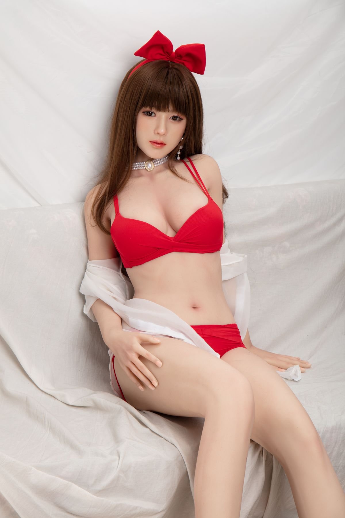 Ayami - 160 cm muñeca con cabeza de silicona y cuerpo TPE - Personalizable