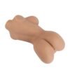 Torsión de sexo T4 en TPE ultra realista de 45 cm de piel marrón media - Capacidad vaginal y anal