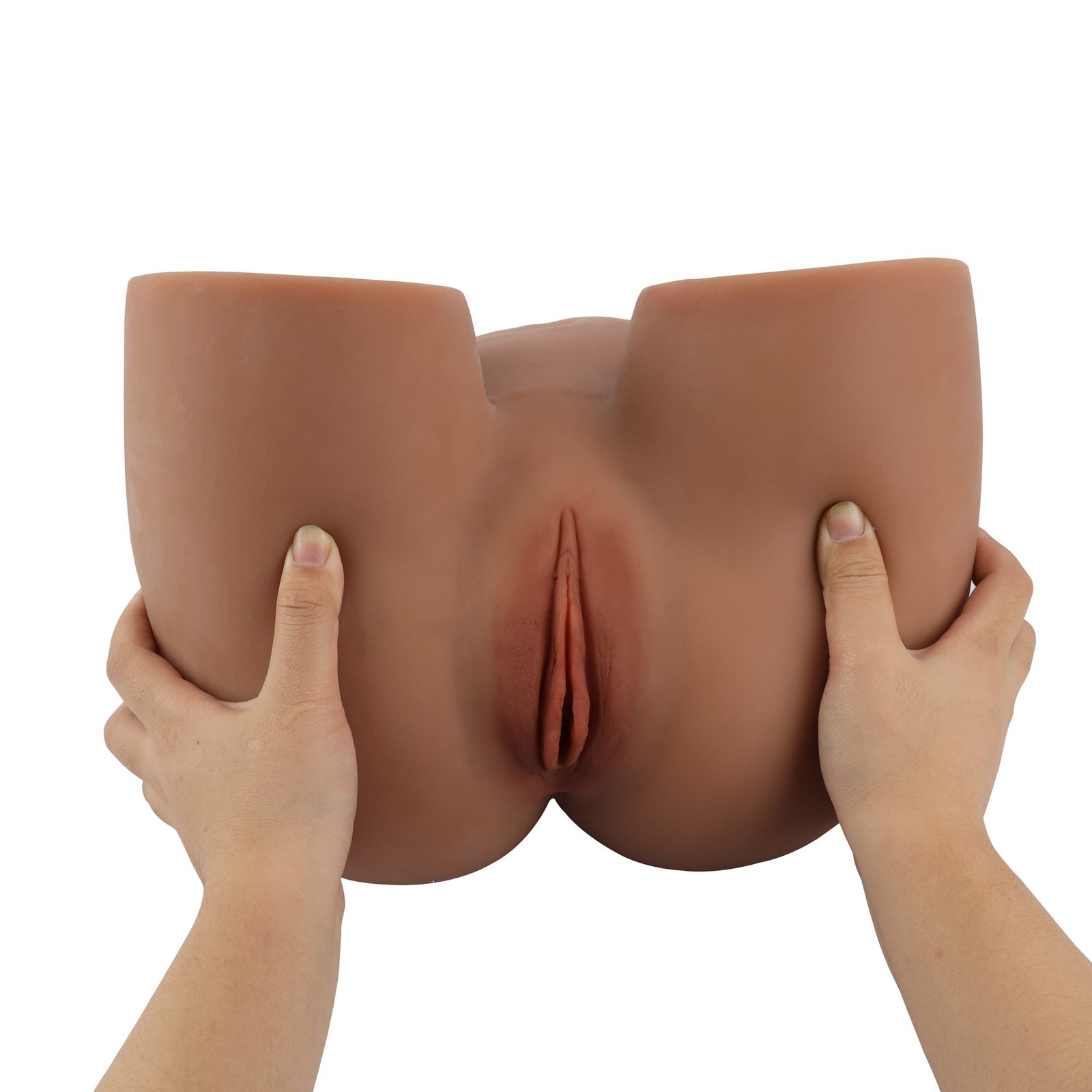 A1 Fiestas de TPE con Piel de Brun Medio con Capacidades Vaginales y Anales