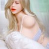 Doll torso sexual realista de 90 cm con cabeza de cabello largo en TPE para masturbación