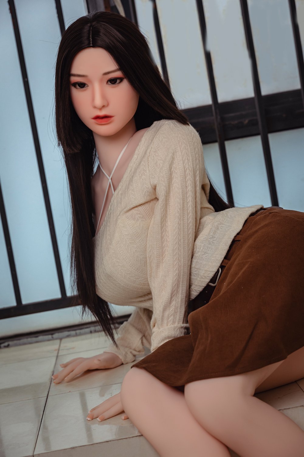 Devona - 160 cm muñeca sexual de silicona - Stock UE