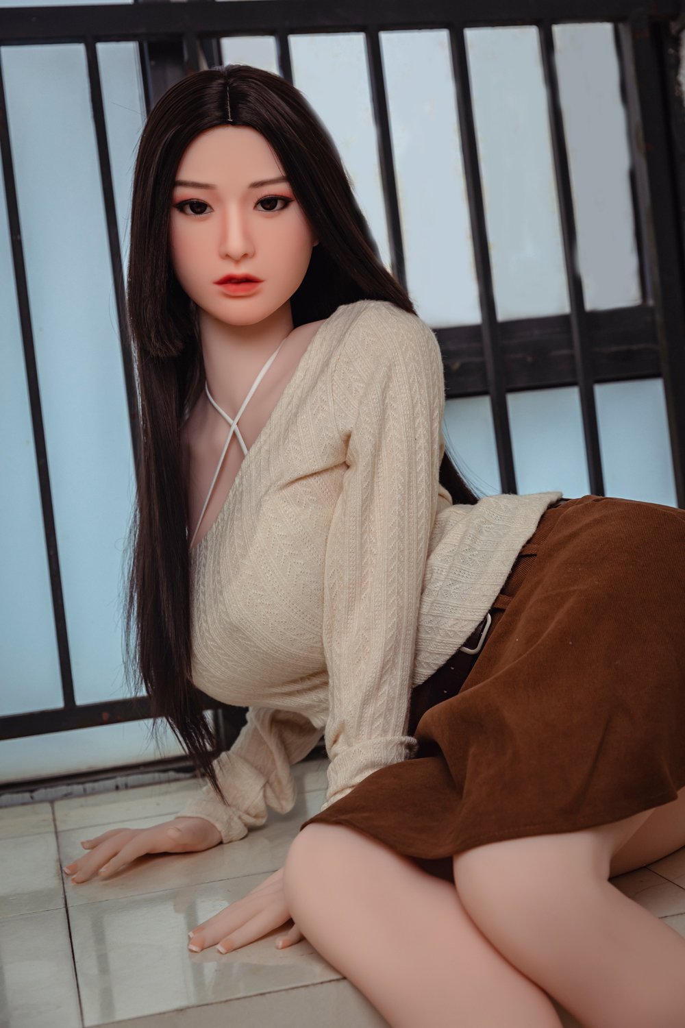 Devona - 160 cm muñeca sexual de silicona - Stock UE