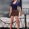 Southey - 158 cm muñeca con cabeza de silicona y cuerpo TPE, mandíbula móvil ROS