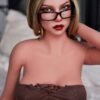 Southey - 158 cm muñeca con cabeza de silicona y cuerpo TPE, mandíbula móvil ROS