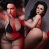 Avelaine - 164 cm muñeca sexual de silicona, mandíbula móvil ROS - Personalizable