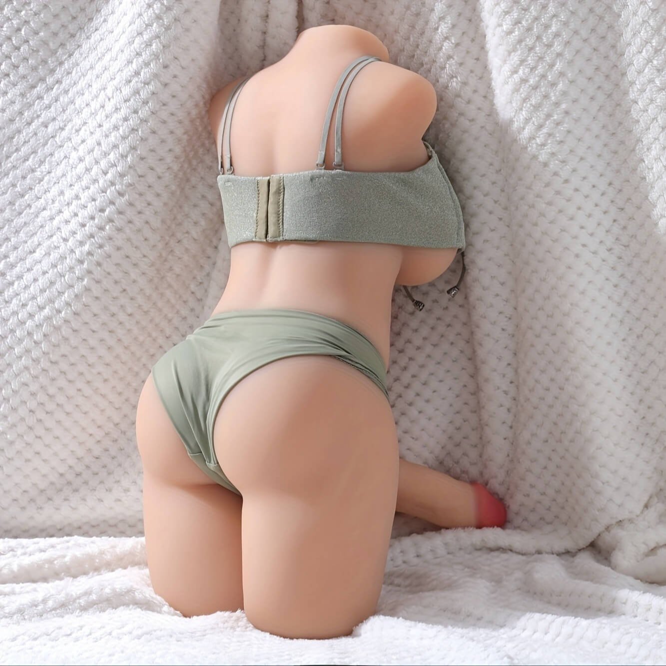 Torse Sexual Shemale Ultra-Realista en TPE, 55CM - Capacidades Vaginal y Anal