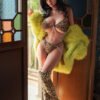 Innocent - 158 cm muñeca con cabeza de silicona y cuerpo TPE, mandíbula móvil ROS - Personalizable