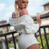 Monfort - 160 cm muñeca con cabeza de silicona y cuerpo TPE, mandíbula móvil ROS - Personalizable