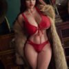 Marci - 161 cm muñeca con cabeza de silicona y cuerpo TPE, mandíbula móvil ROS - Personalizable