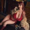 Marci - 161 cm muñeca con cabeza de silicona y cuerpo TPE, mandíbula móvil ROS - Personalizable