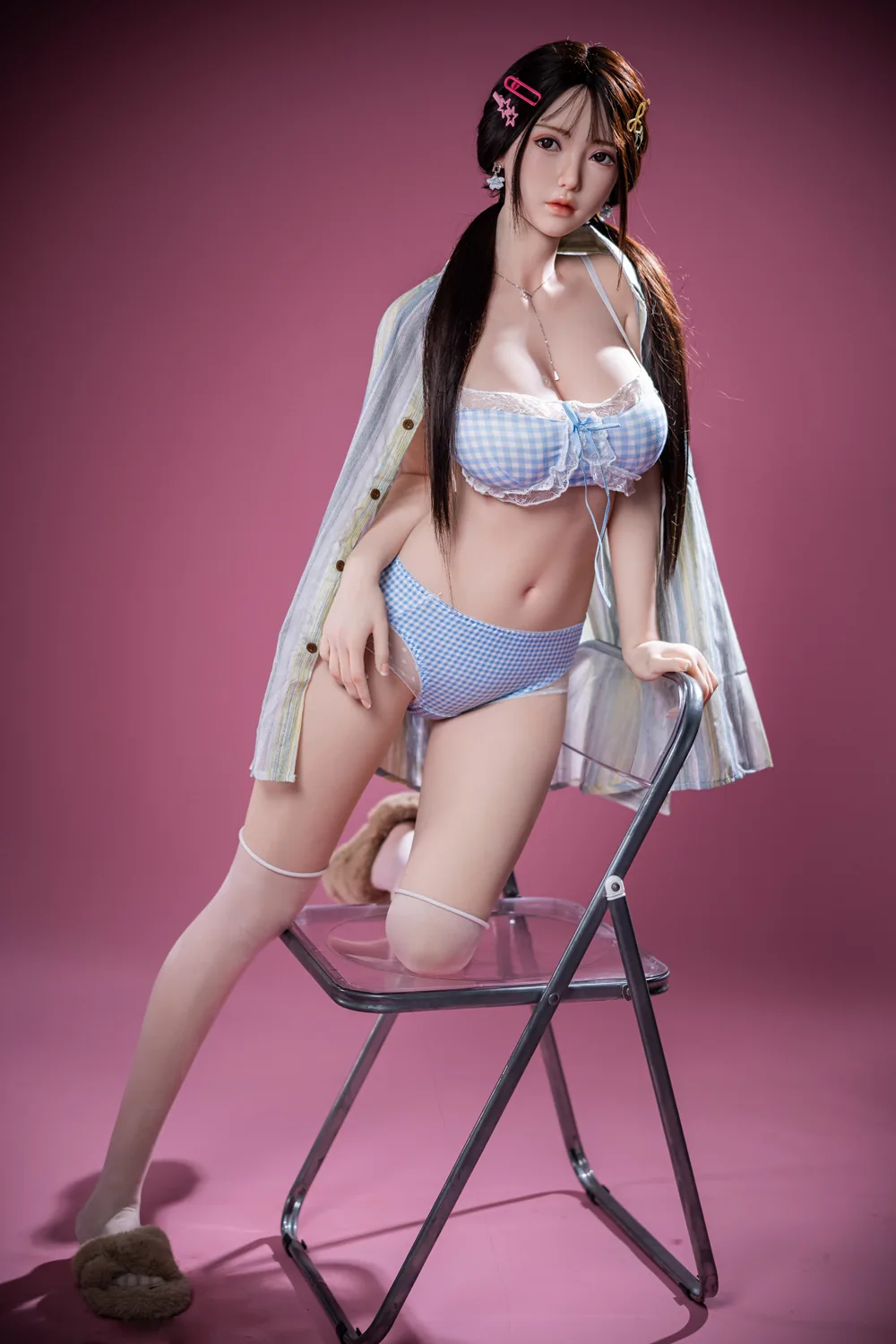 Ninon - 170 cm muñeca con cabeza de silicona y cuerpo TPE - Stock UE