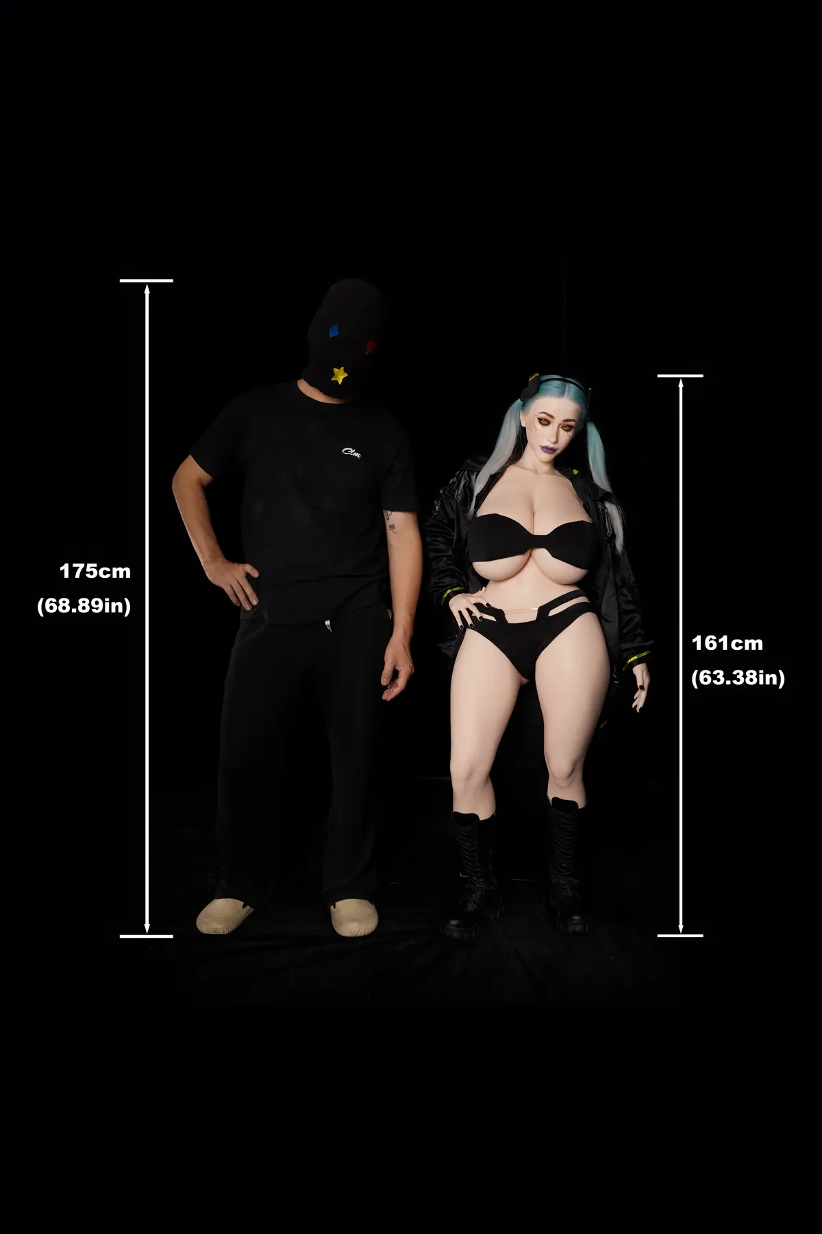 Tasha Halloween SiR161 - 161 cm muñeca sexual de silicona - Personalizable – imagen del producto 1