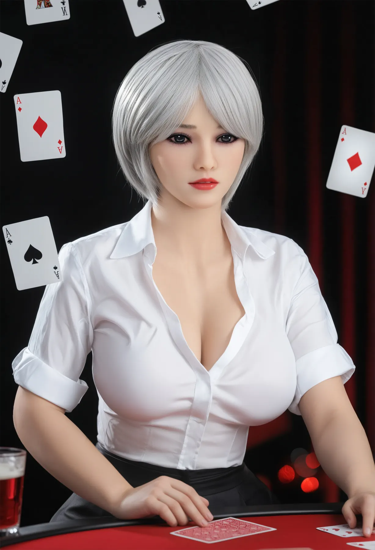 Mélusine Vallier - 159 cm AiBei muñeca sexual de TPE - Personalizable