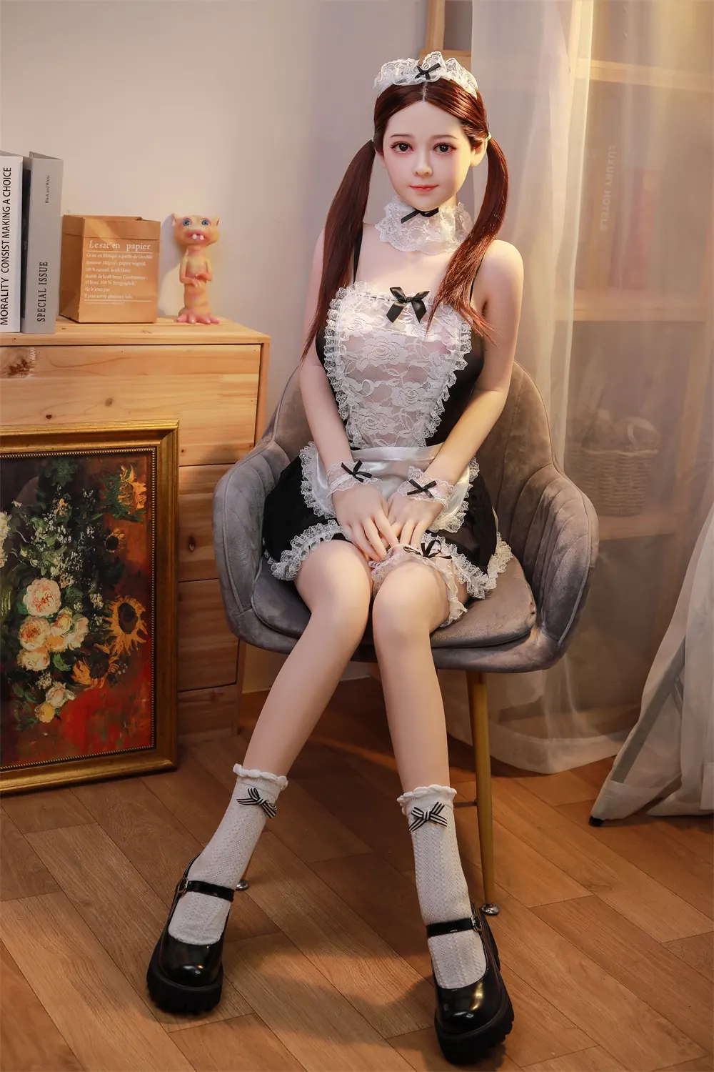 Blandine Jolivet - 148 cm muñeca sexual de silicona - Personalizable