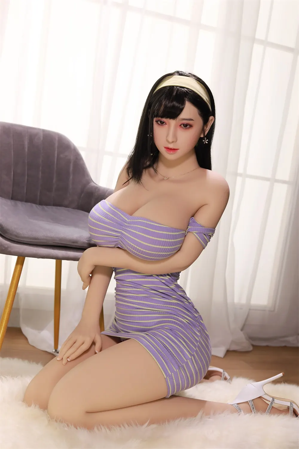 Aliénor Kermeur - 168 cm muñeca sexual de silicona - Personalizable