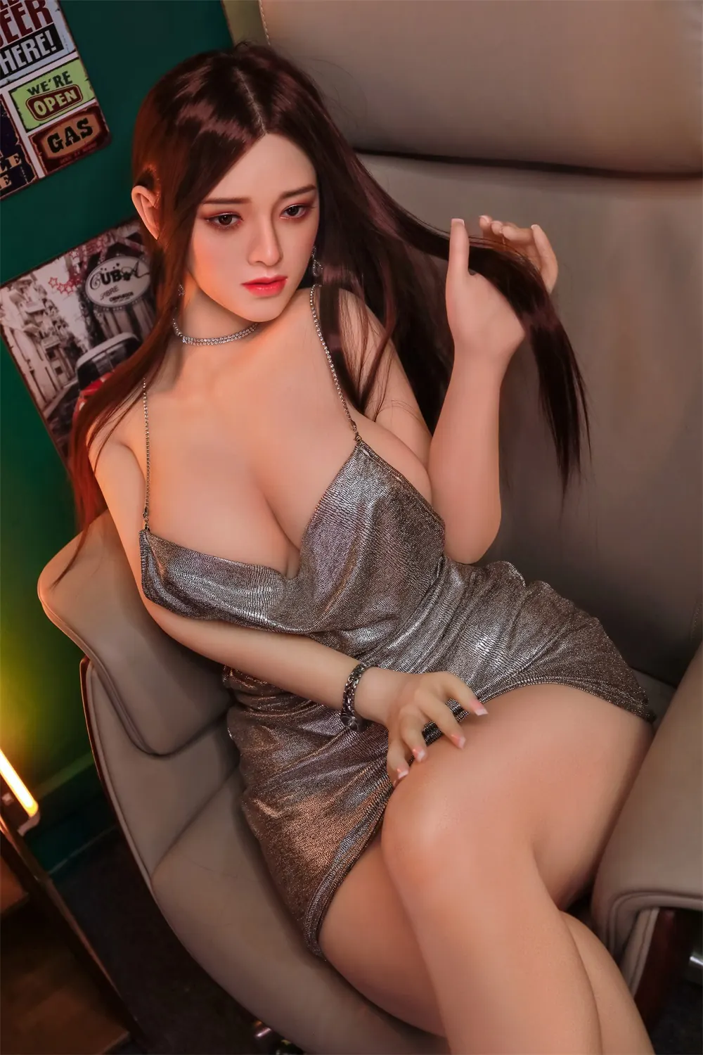Cléonice Aubépine - 170 cm muñeca sexual de silicona - Personalizable
