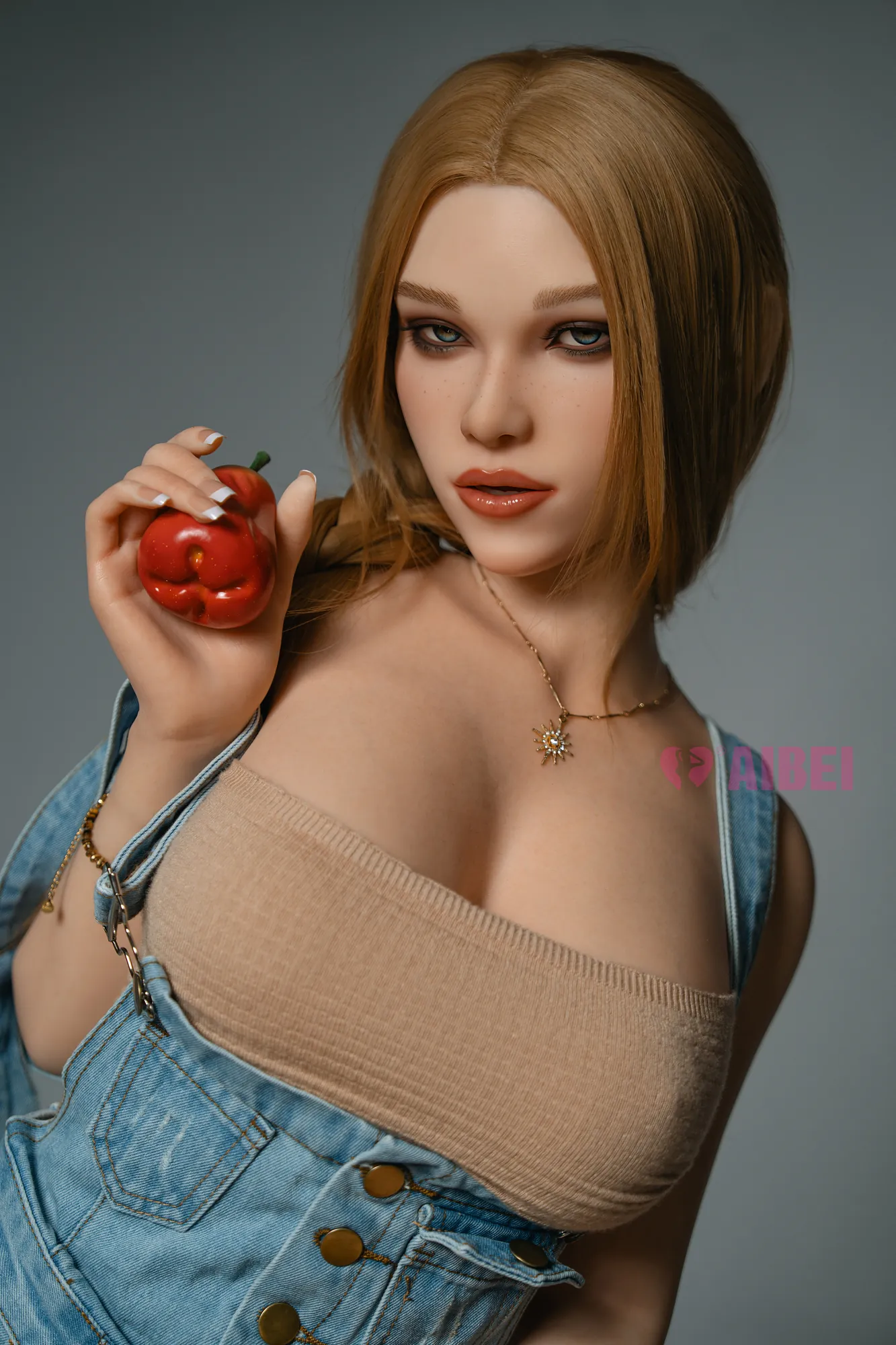 Ninon - 158 cm AiBei muñeca sexual de silicona, mandíbula móvil ROS - Personalizable
