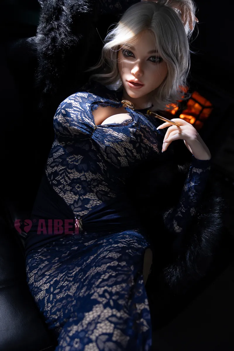 Tiphaine - 158 cm AiBei muñeca sexual de silicona, mandíbula móvil ROS - Personalizable